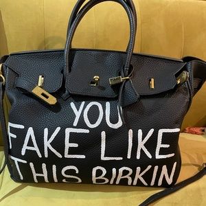 Sonique Saturday fake like this birkin bag